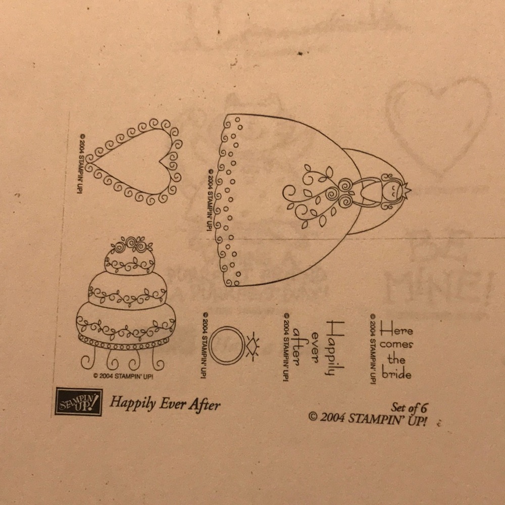 Stampin up. Happily ever after  2004